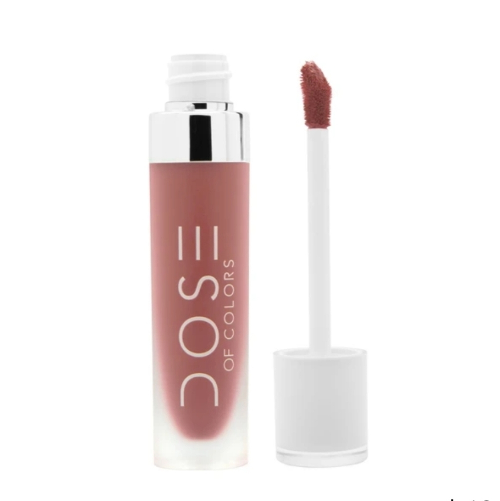 DOSE OF COLOR liquid matte lipstick in FLIRTY